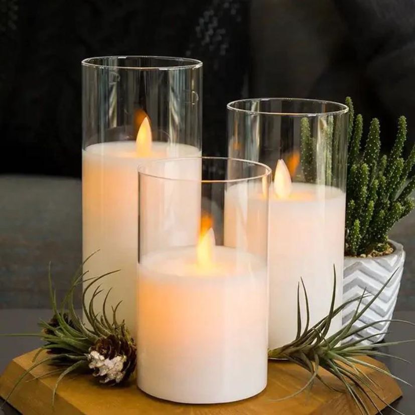 FlickerGlow-Realistic LED Flameless Candles with Remote